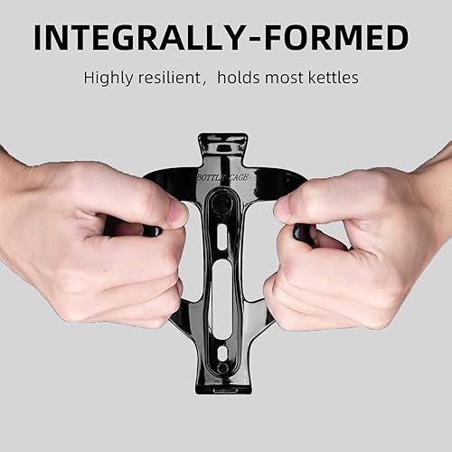 Miniatura 2 de ROCKBROS Jaula de plástico para botellas de agua para bicicletas, soporte para botellas de agua, soporte ligero para bebidas ligeras y duraderas