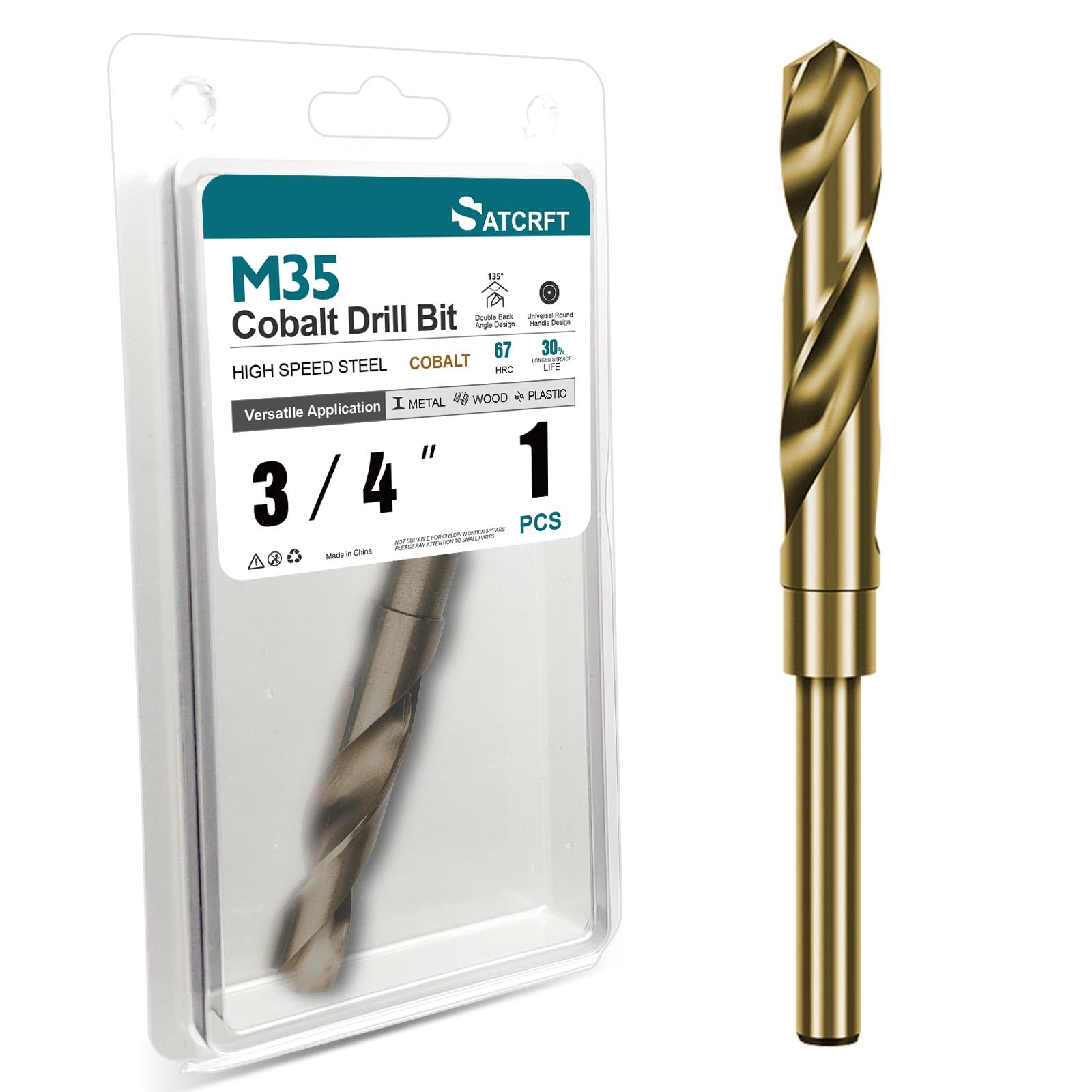 Cobalt Drill Bit - Precision Metal Drilling -12 Cobalt Drill Bit - Precision Metal Drilling -12