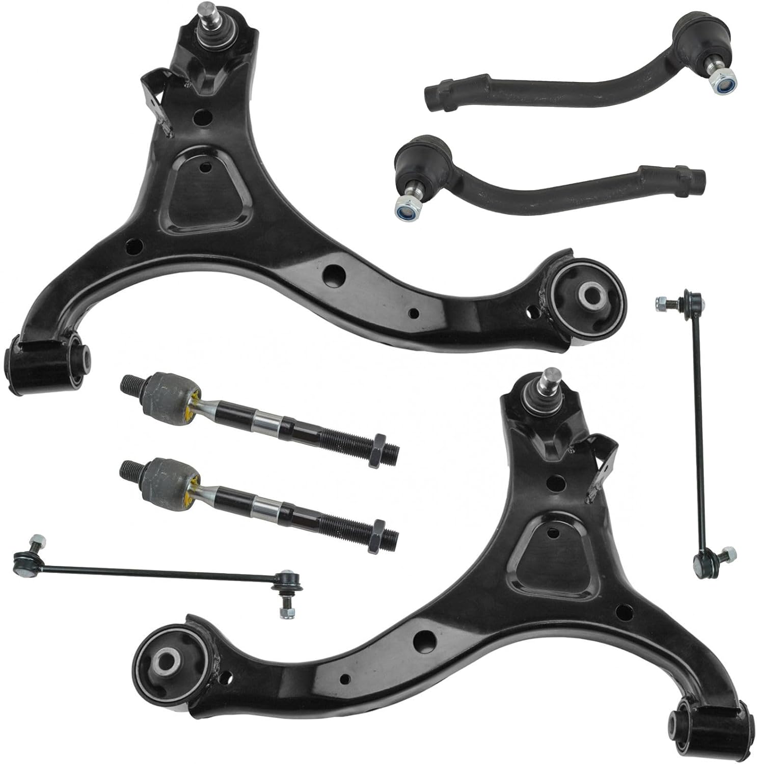 TRQ Front Steering & Suspension Kit for Hyundai Santa Fe (Front Lower Kit)