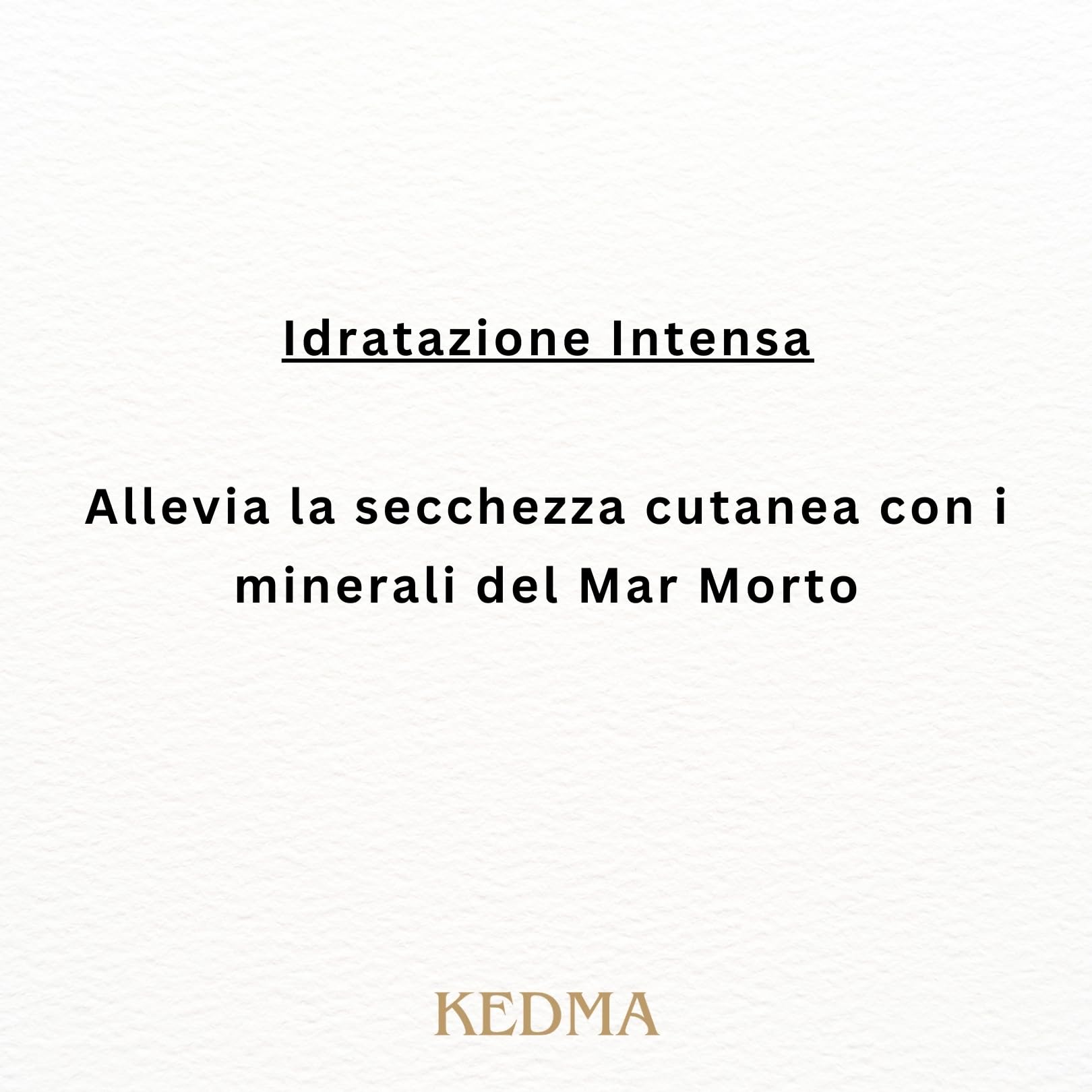 KEDMA - Crema Multiuso Non Grassa ai Minerali del Mar Morto - 150g