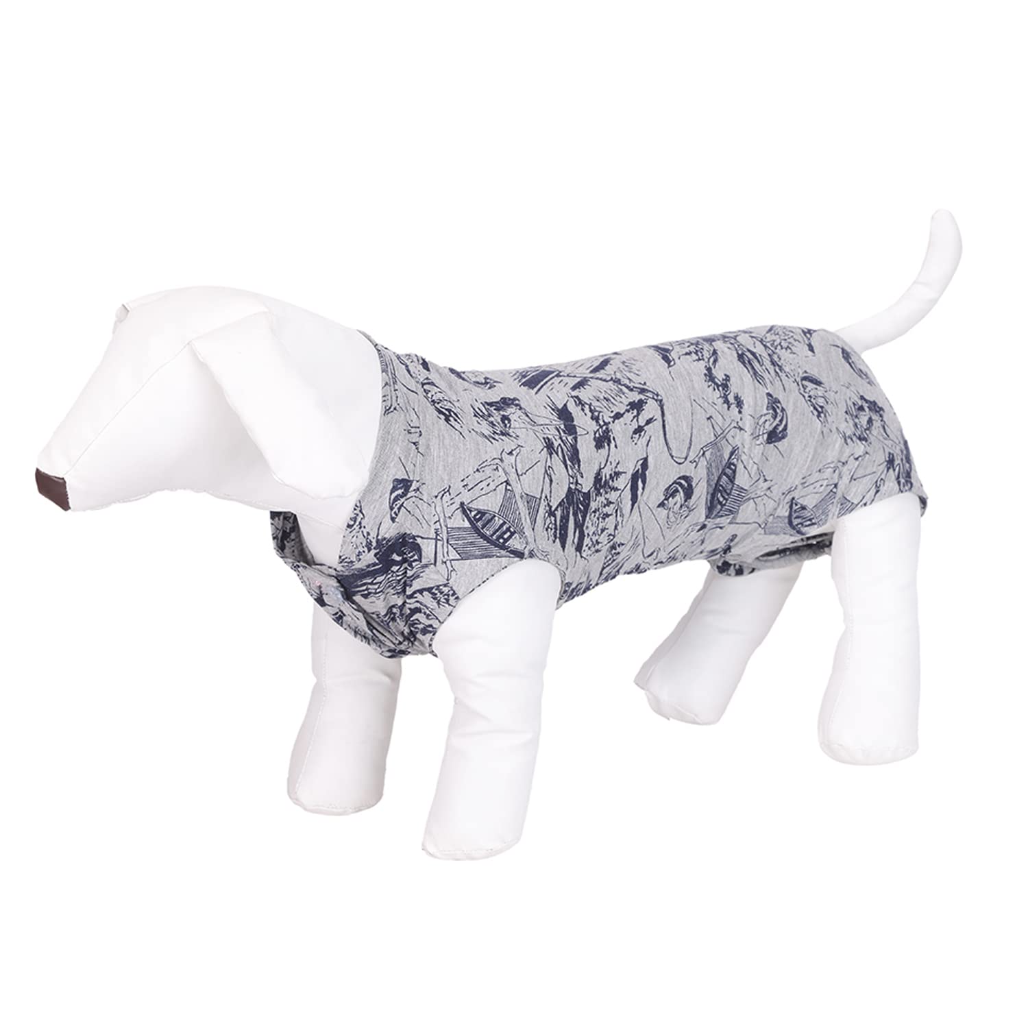 Lulala Dog Sleeveless Pajama Dog Hosiery Bodysuits for Wounds Recovery Shirt for Dogs Pet After Surgery Snugly Suit Anti-Licking Dog Onesies PJS for Dogs Legged Pajamas, Soft Dog Onesies(M,Grey) (B0B6Q1XFVM) Amazon Price History, Amazon Price Tracker