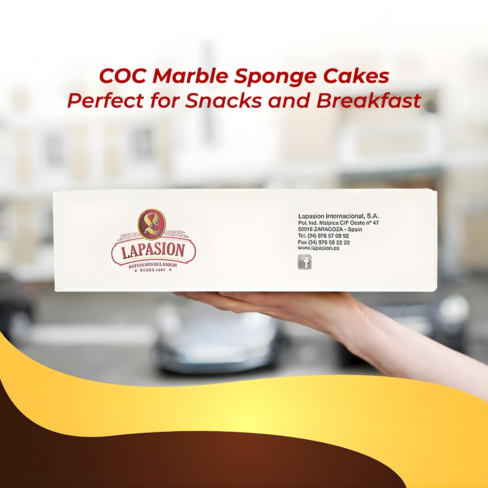 Caja Surtida para Desayunos | Sobaos Tradicionales | Bizcochos Pepitos al Huevo | Bizcocho Coc | Magdalenas Redondas | Ideal para Merienda y Desayunos