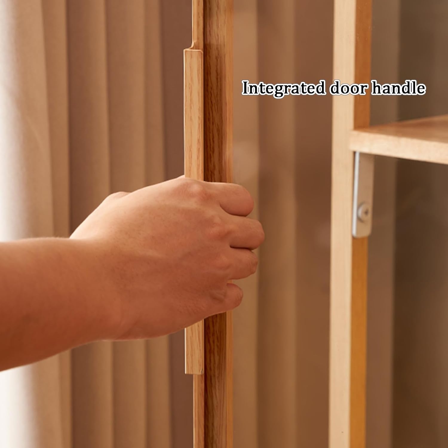 Cat Playpen, solid wood panoramic Cat Enclosures, Small footprint, luxury tempered glass Pet Playpen, Cage pour 1-2 Chats, Diverses Tailles Au Choix(23.6x59/60x150cm)