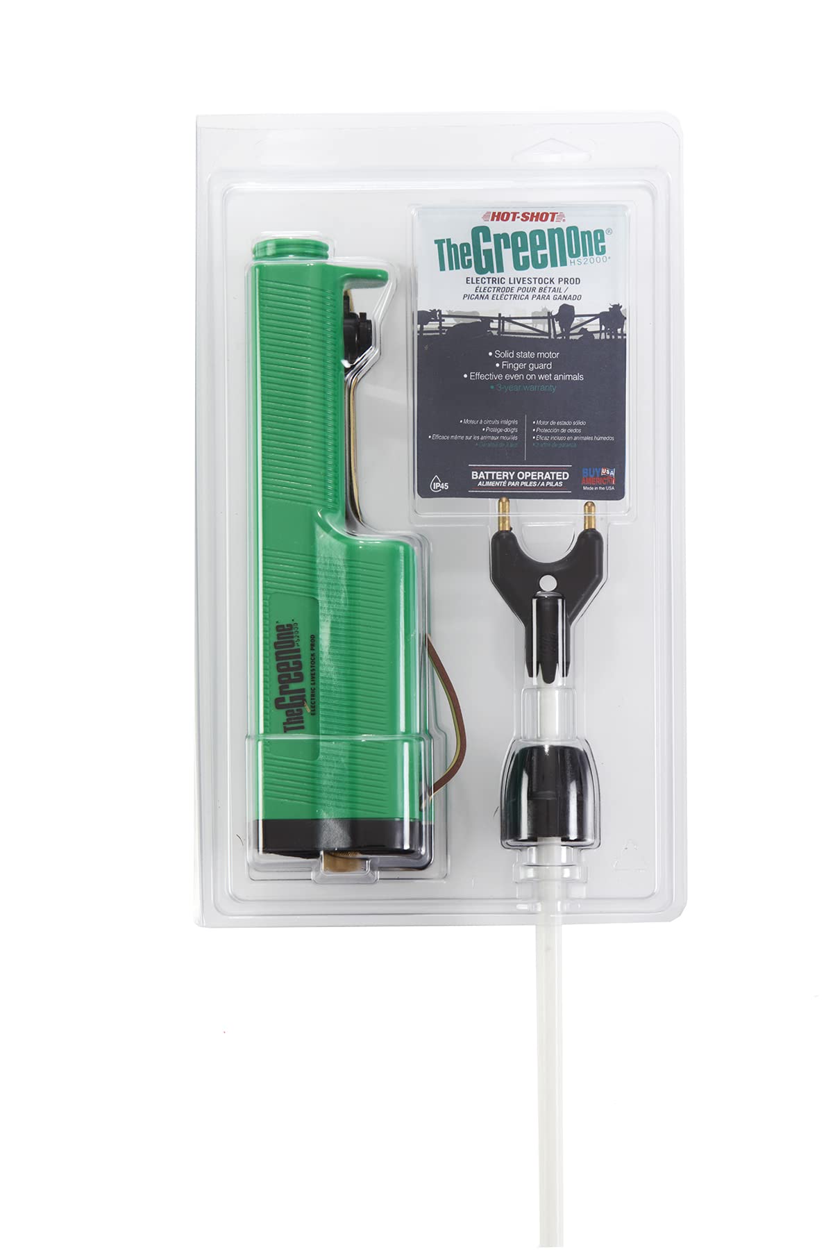 Hot-Shot® The Green One Prod | Cattle and Livestock Prod (36 Inch Rigid Shaft)