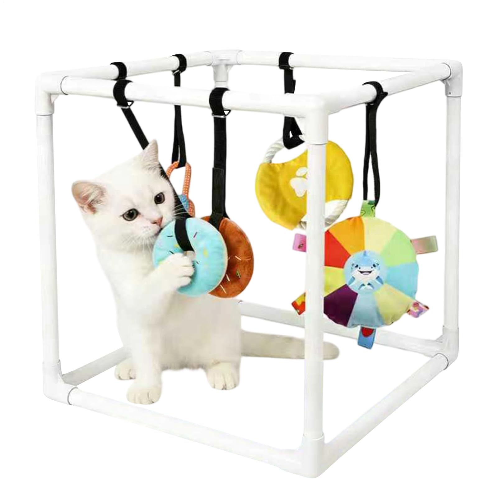 Parque de Juegos para Perros Centro de Actividades Interactivo con | Juguetes Interactivos para Perros Para en Puerto de Coche Fuente de Alimentación Videojuegos Hogar