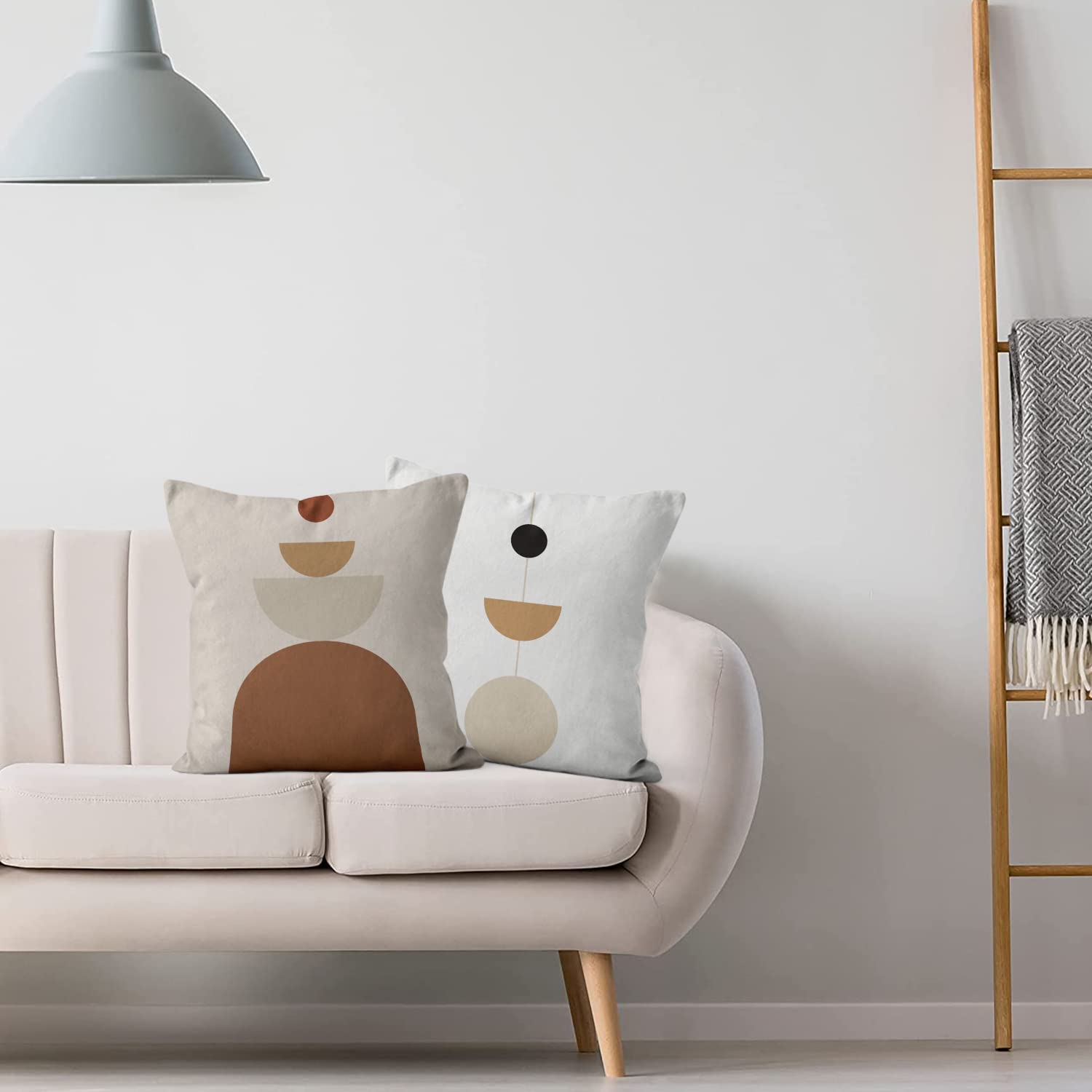 JANGYUHH Housse De Coussin 40x40 Cm Moderne Dahlia Coussin Décoratives Recto-Verso Motif Fleurs Rouge Coussin De Canapé Coussin D'extérieur Lin Pour Canapé Jardin Salon Lit Lot De 2