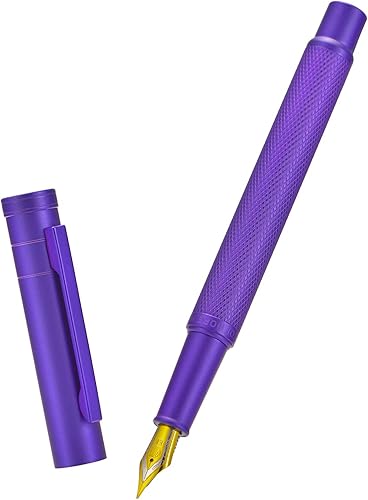 Vista 298 de Pluma fuente estilográfica, negro, azul, plateado, punta fina, punta extra fina, punta doblada