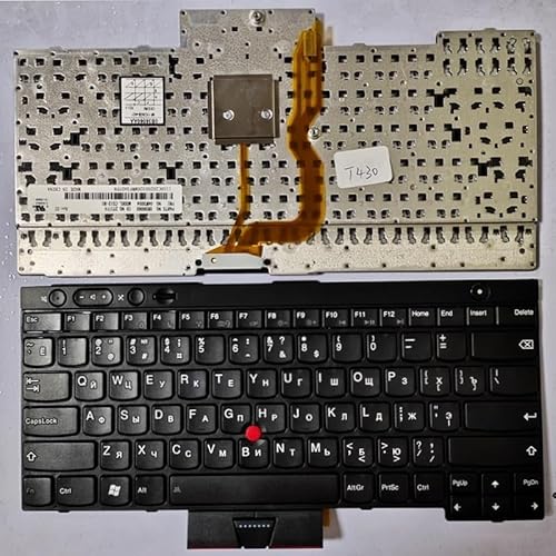 US/UK/FR/GR/IT/RU/SP/TR/JP �L�[�{�[�h ThinkPad L530 T430 L430 T430S X230 W530 T530 T530I T430I 04X1263 04W3048 04W3123 �p(RU)