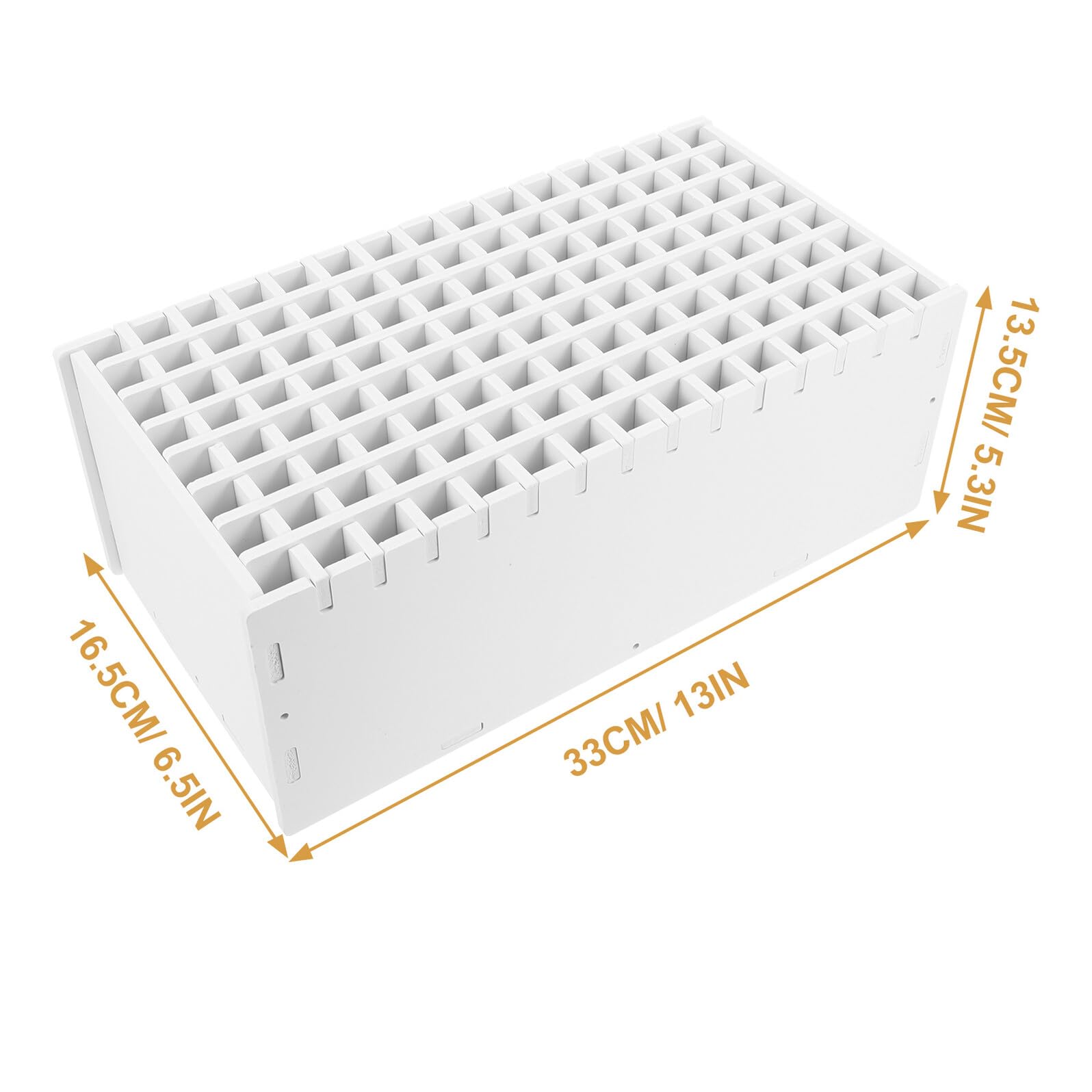 Portapenne Ufficio in Legno Bianco Scomparti Multipli, Organizer da Scrivania Multifunzione per Decorazioni Scuola e Scaffale Organizer Desktop Pratico