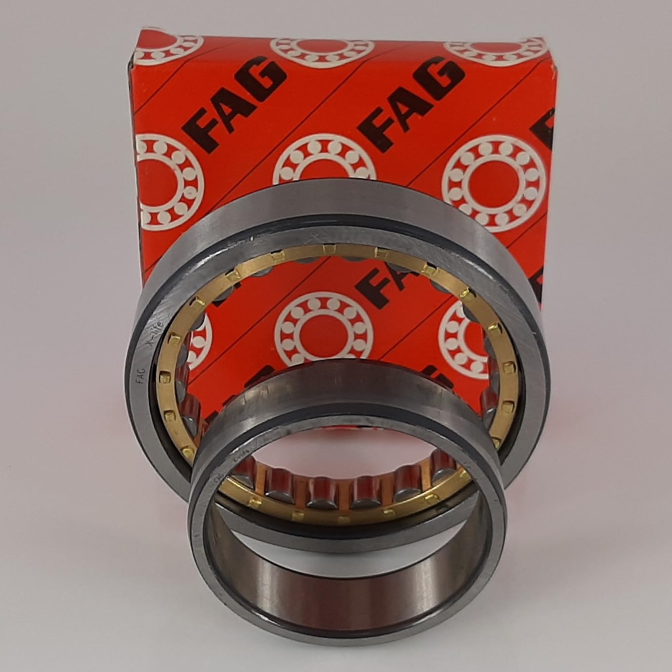 FAG Nu1034 m1a-c3 cylindrique Roulement à rouleaux, rangée simple, Straight Alésage, Bague intérieure amovible, capacité standard, Laiton Cage dégagement, C3, 170 mm ID, 260 mm OD, 42 mm de largeur