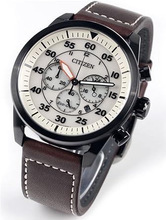Citizen CA4215-04W Eco-Drive Aviator Chronograph, Men's