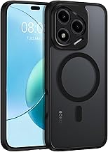 BENTOBEN Magnetic Case for Honor 400 Lite 5G [Compatible with Magsafe] Case Cover for Honor 400 Lite Military Grade Protection, Anti-Shock, Matte Back, Translucent Anti-Scratch-Black