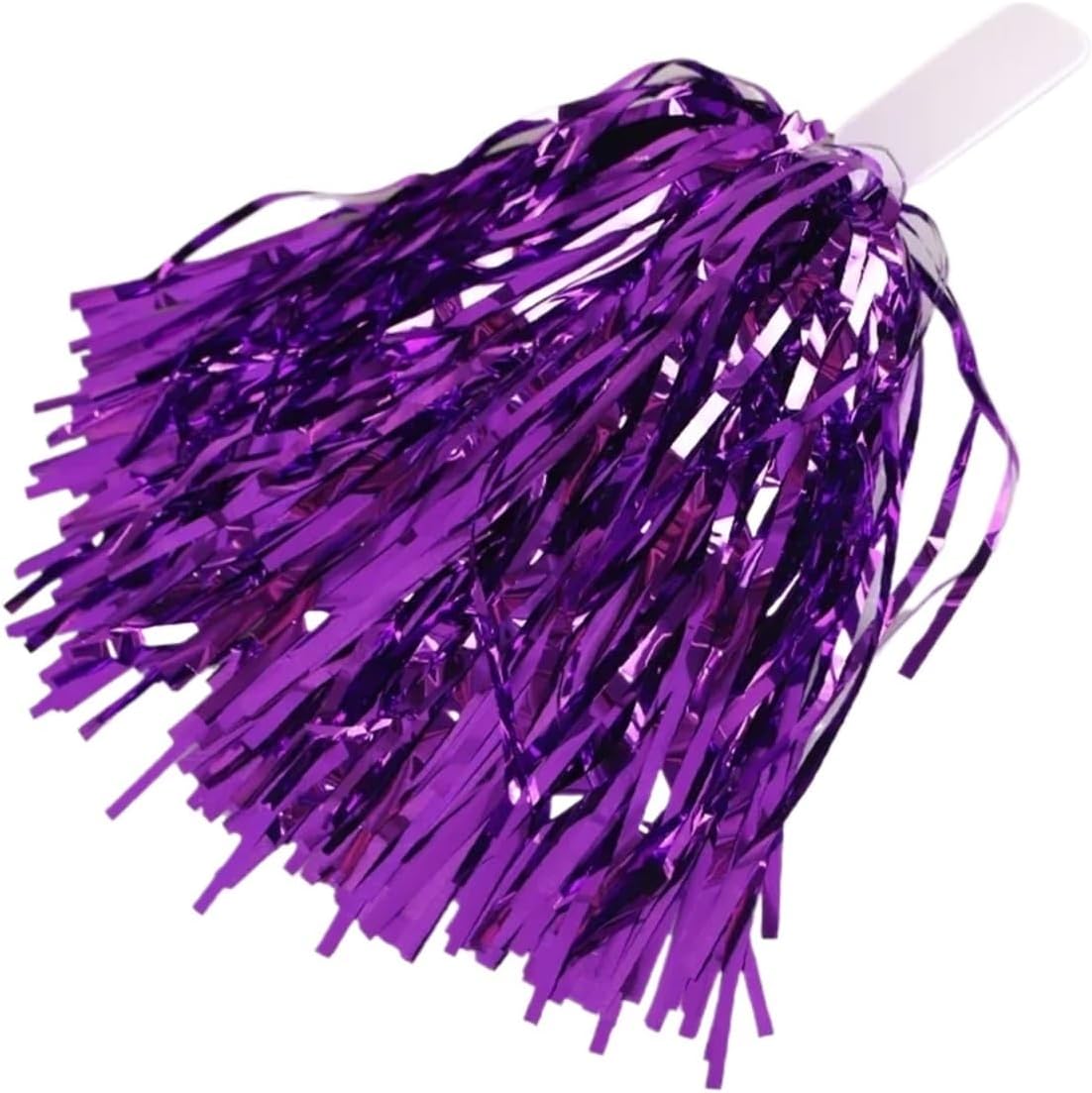 Dance Cheerleading Pompoms, Cheerleading Pom Poms with Handle Multicolor 6 Pcs