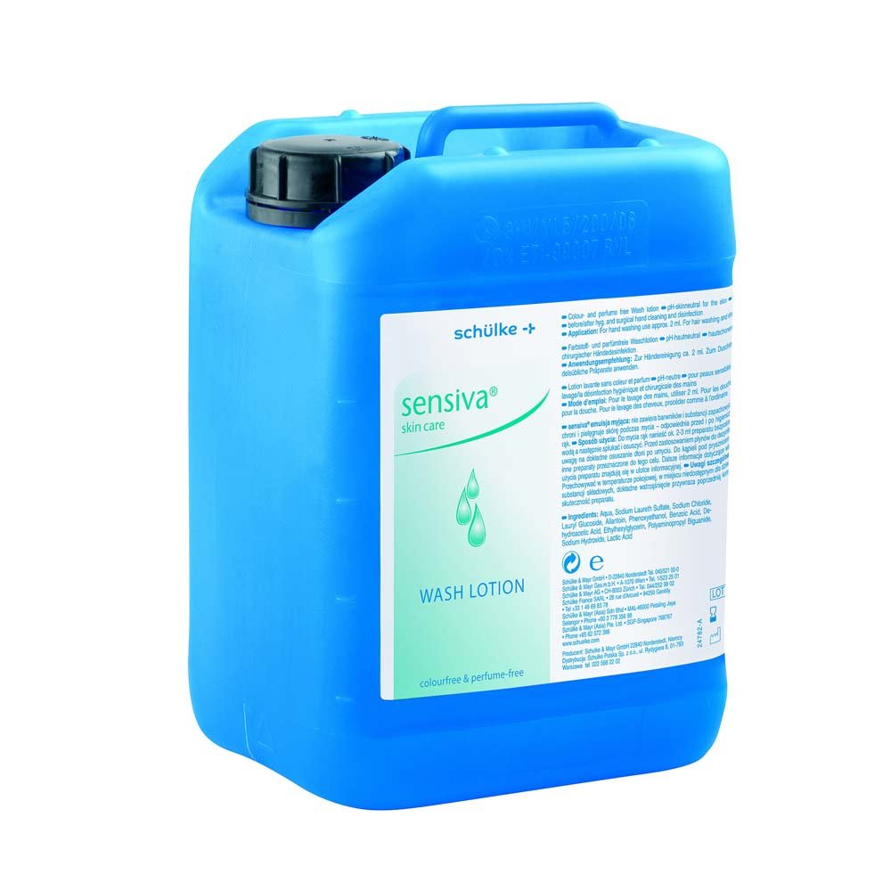 Sensiva® Washlotion Reinigungslotion seifenfrei für empfindliche Haut 5 Liter    
Sensiva® Washlotion Reinigungslotion s