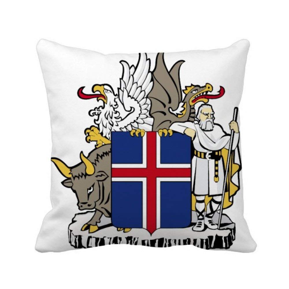 Oreiller Islande Place de l'Europe pour décoration salon et canapé cosy 40x40cm