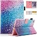 iPad Mini 1/2/3 Case, Dteck Slim Fit Lightweight Gorgeous Folio Stand PU Leather Case with Auto Wake/Sleep Feature Smart Cover for Apple iPad Mini 3/ Mini 2 Retina/ Mini (Blue Lotus)