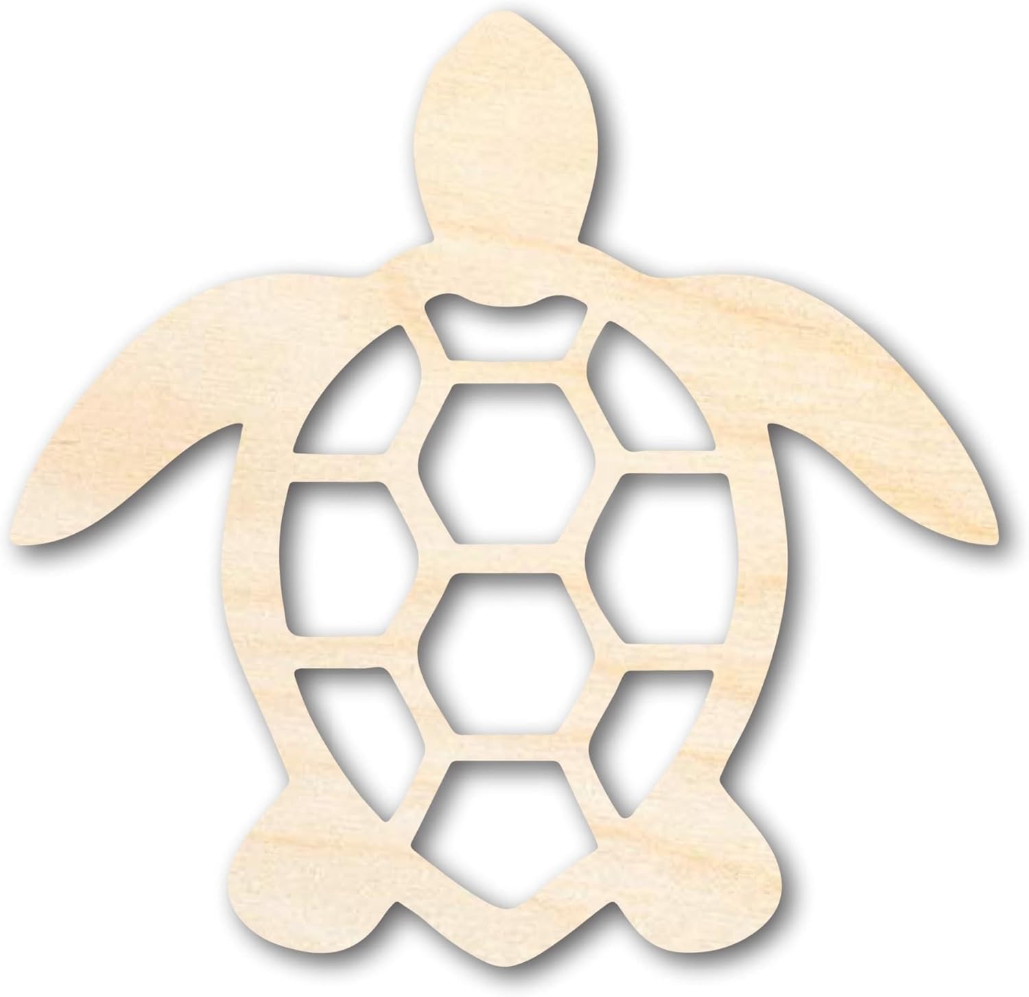 Unfinished Wood Sea Turtle Shape | JGrondz | DIY Craft Cutout | up to 46" DIY 18" / 1/2"