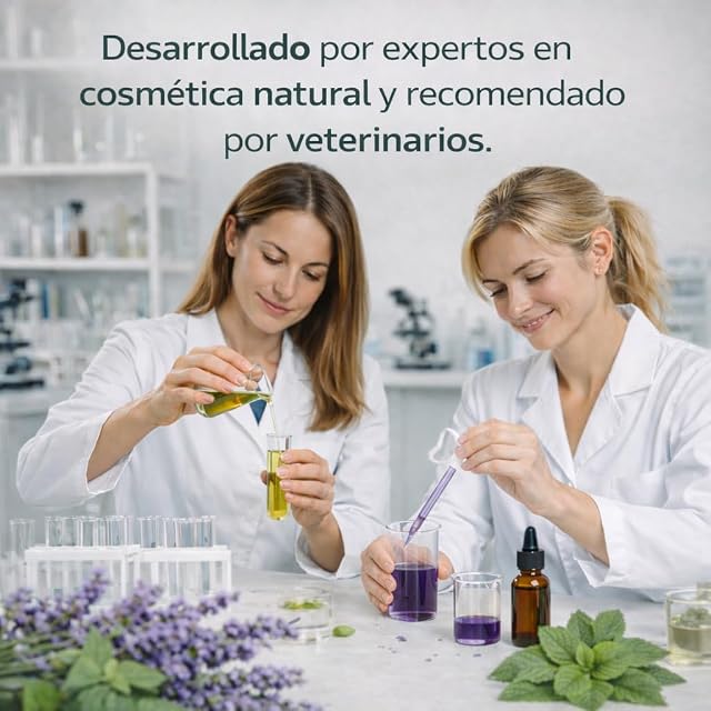 Foto 5 de 6 de Champú Natural para Perros 100% Cosmética Natural - Efecto Relajante - Lavanda y Melisa Orgánica
