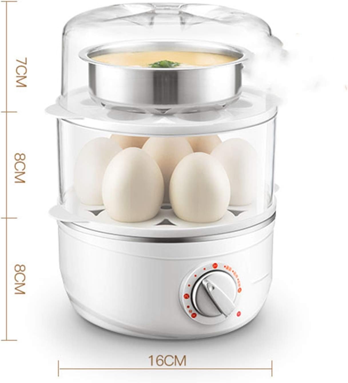 Automatic Electric Cooker Hard-or Soft-Cook 14 Eggs 360-Watt