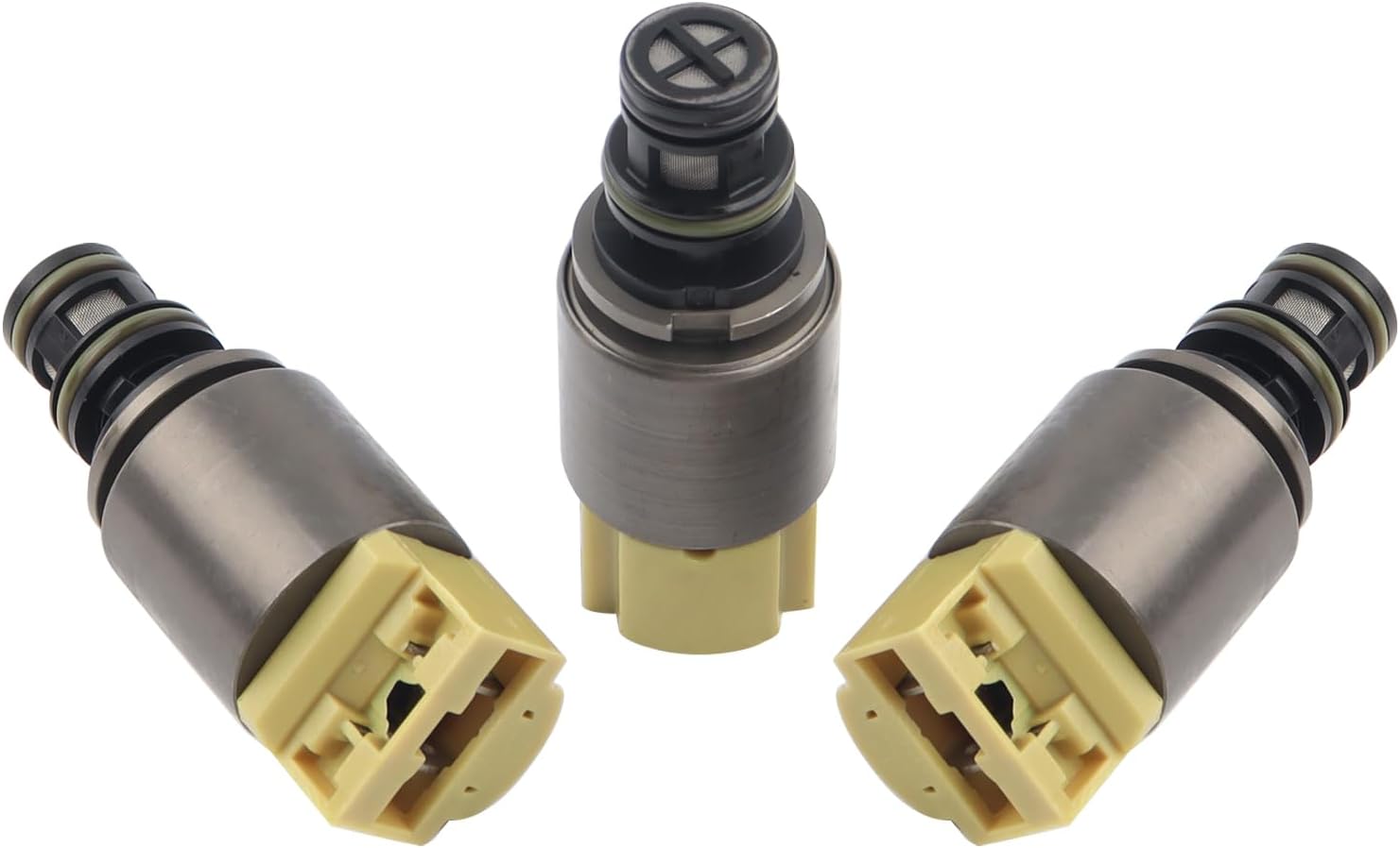 7Pcs 6-Speed Transmission Shift Solenoid Kit Fit for 2002-2011 BMW X3 X5 323i 325i 335i Audi A4 A6 Q7 & More Replace# 6HP19 6HP26 6HP32 6HP21 6HP28 6HP34 1068298045 1068298046
