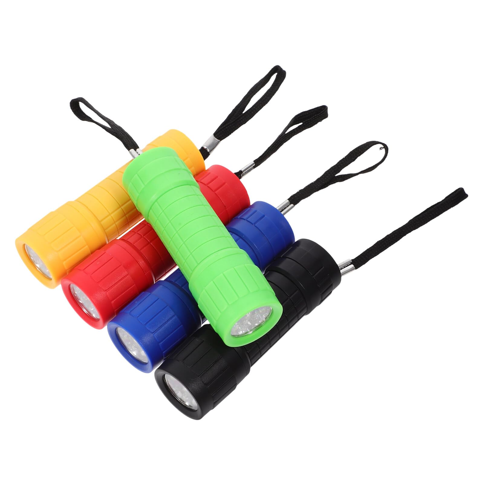 Lot De 5 Mini Lampes De Poche LED COB 100 Lumens – Enfants, Camping, Maison