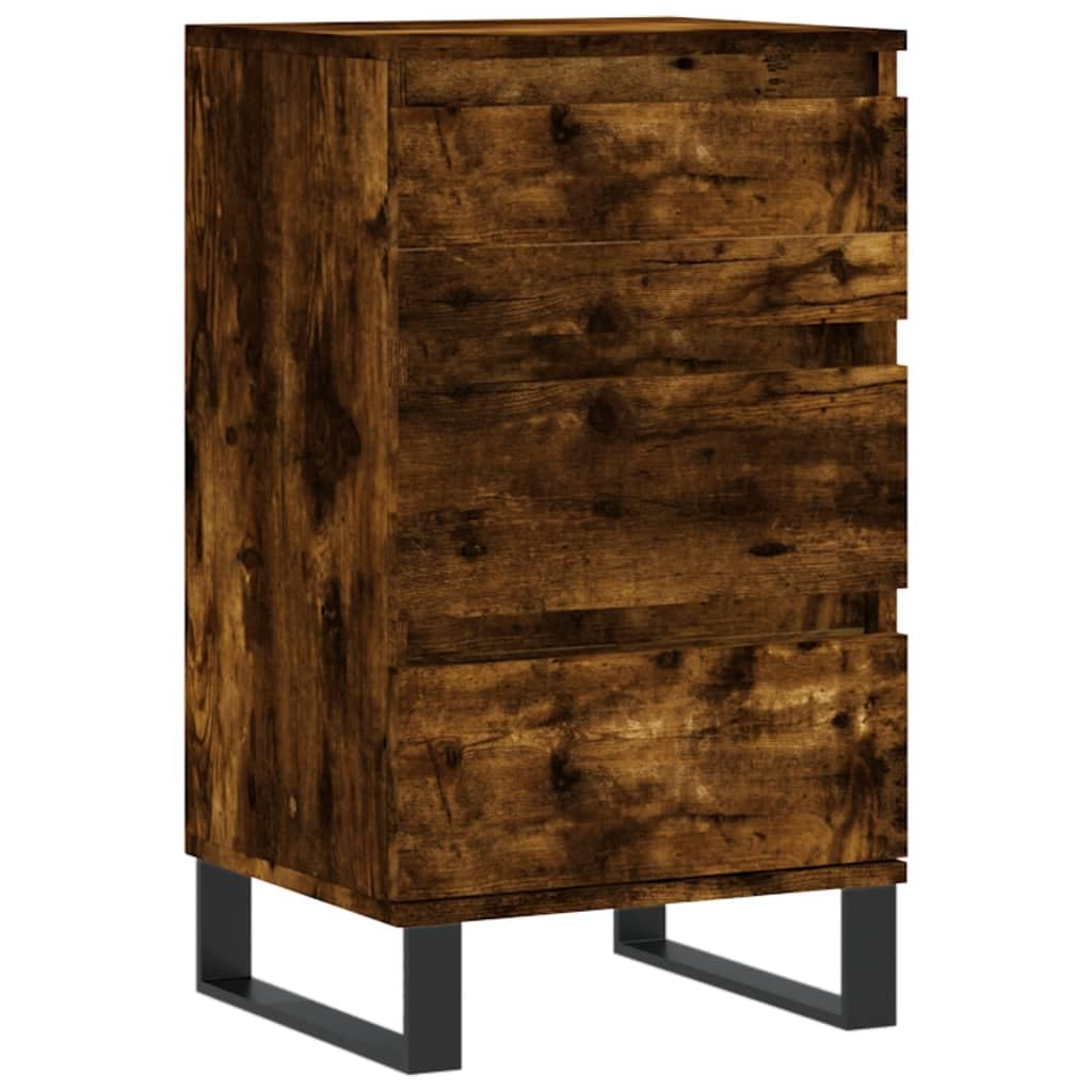 Credenza per affumicatura, 40 x 35 x 70 cm, materiale in legno, robusto Living Room Storage Cabinet con gambe in ferro, console versatile per entryway e cocina