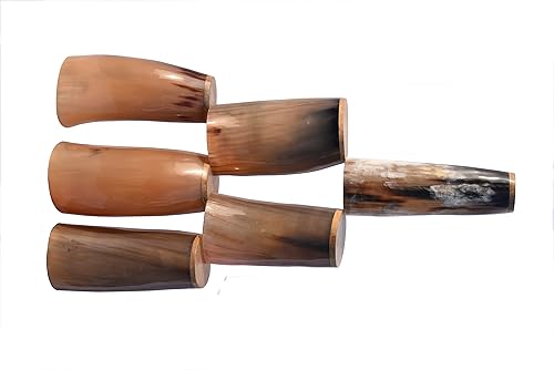 Miniatura 7 de Viking Traders Vaso de cuerno nórdico medieval hecho a mano  Auténtico cuerno de Mead  TazaStein  Vaso de chupito  Cerveza  Vaso de vino  Base de