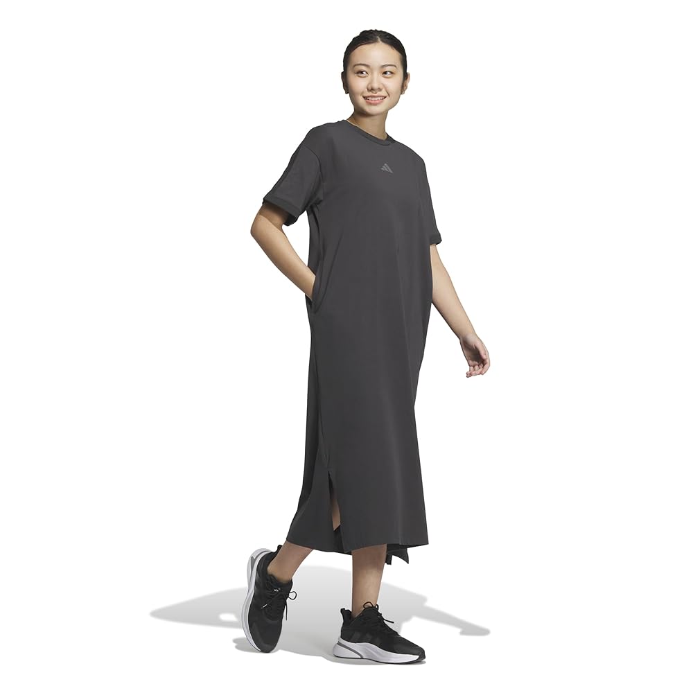 Amazon.co.jp: [アディダス] ワンピース ワード Tシャツ ドレス