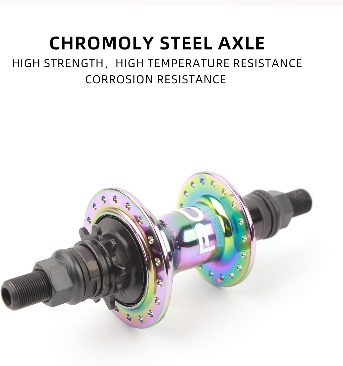 POLSO Street Right Drive BMX Hub 9T Single Speed M14 Axle 110mm Dropout Aluminum Alloy 20 Inch Freestyle BMX Components