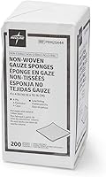 Vista 6 de Medline Non-Woven Non-Sterile, Rayon/Poly Gauze Sponge, 4 x 4, 4-Ply (10 Packs of 200)