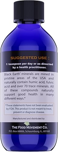 Miniatura 3 de Ácido fúlvico Black Earth - Minerales fúlvicos húmicos con electrolitos para la salud digestiva y la recuperación del ejercicio, suplemento de