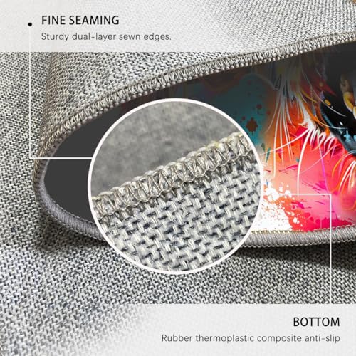Carpette salon colorée motif chien pour une décoration joyeuse