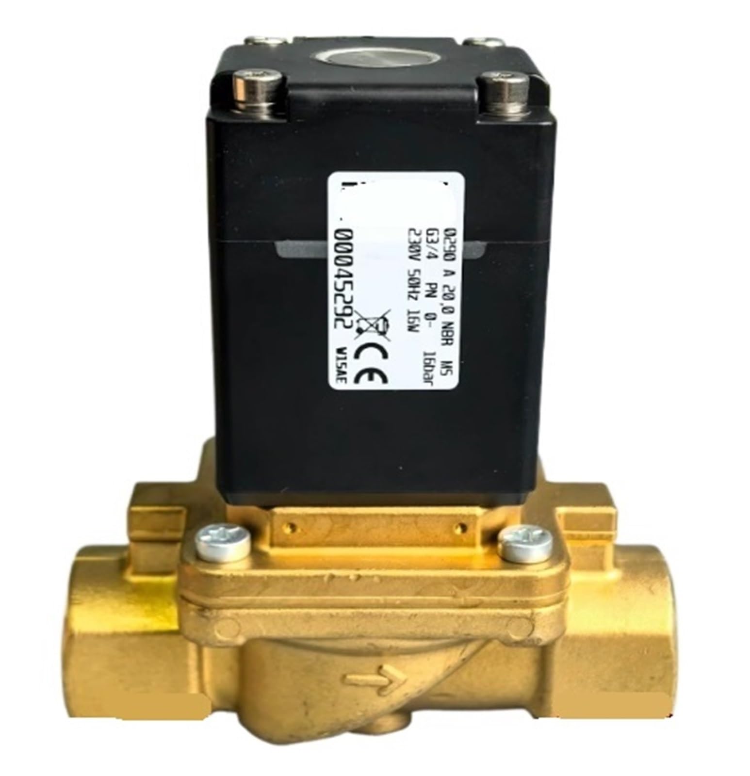 CLEUFWKO Solenoid Valve 0290A 20.0 G3/4 230VAC 50Hz 16W 00045292