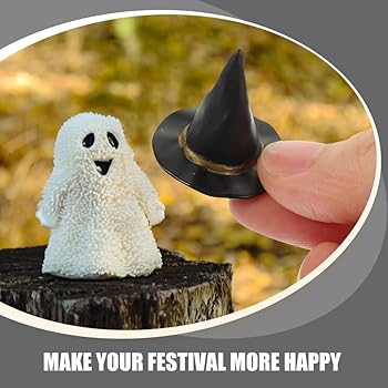 Amazon.co.jp: Kichvoe 12個ミニ巫婆帽子 ハロウィンパーティー