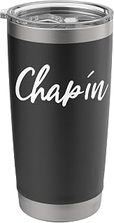 Beautiful Handwritten Font Chapín Calligraphy Guatemalan Stainless Steel Insulated Tumbler