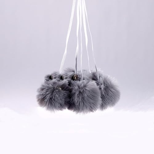 Paquete de 10 juguetes colgantes reemplazables para gatos con campana, poste rascador para gatos, torre de repuesto para árbol de gato, juguete de