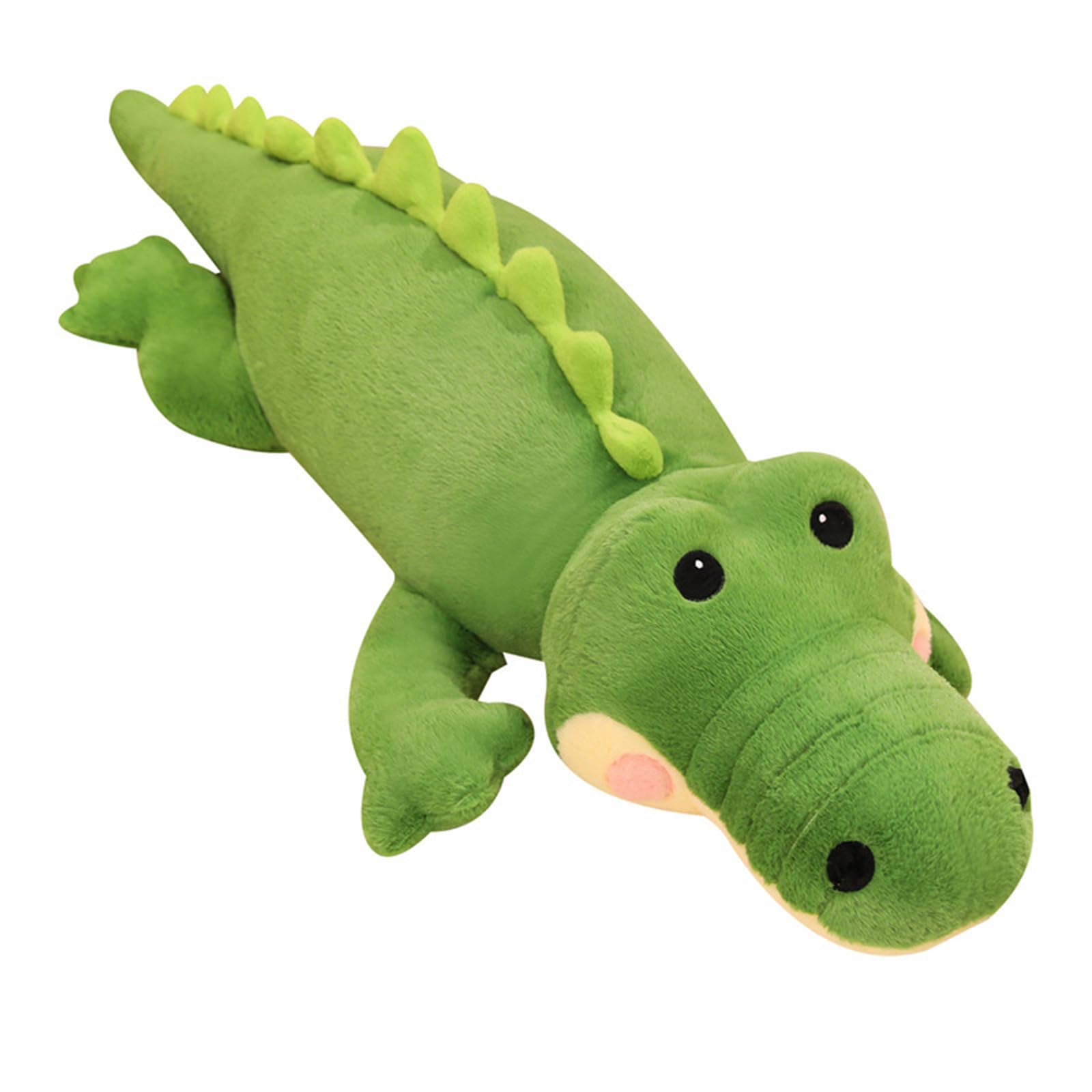 Krokodil Kuscheltier, Groß Krokodil Stofftier, Riesen Kuscheltier, Weich Und Flauschig PlüSchtiere, Krokodil PlüSch Kissen, Geschenk FüR Kinder Jungen MäDchen (lv,130cm)