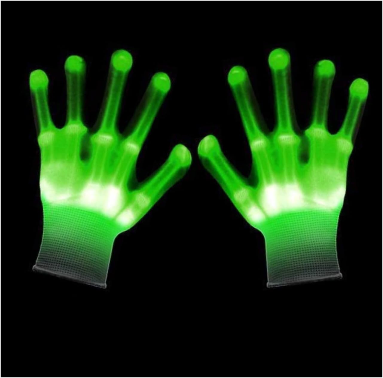 Light-Up Skeleton Hand Gloves Adjust Modes LED Gloves New Fun Cool Party Favor Hot Toys Cool Toys Christmas Birthday Gifts for Boys Girls