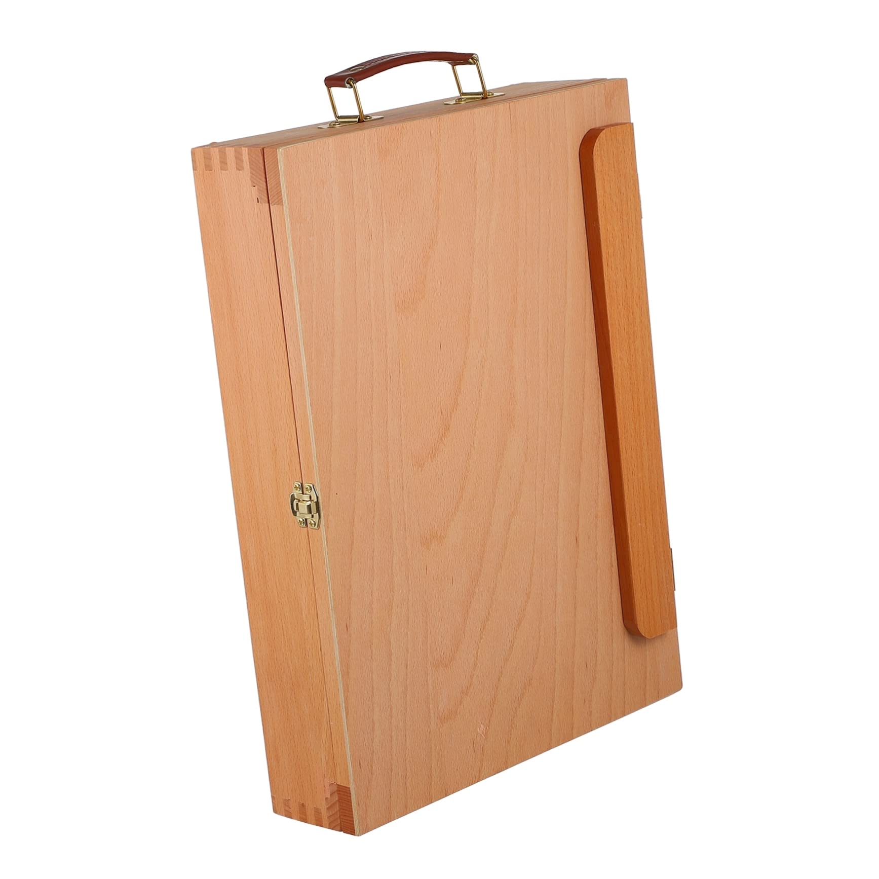 EXCEART Caja Caja De Pintura Caballete De Madera Para Pintar Al Oleo Caballete De Imagen Caballete De Pintura Al Óleo Portátil Pinturas De La Lona Caballete De Mesa Almacenamiento Comedor