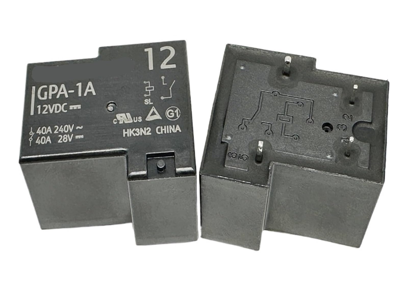 YZWRWRMKTB 1pc GPA-1A 12VDC (T90-1A-4P-12V/24V-40A) Relay 4 pins
