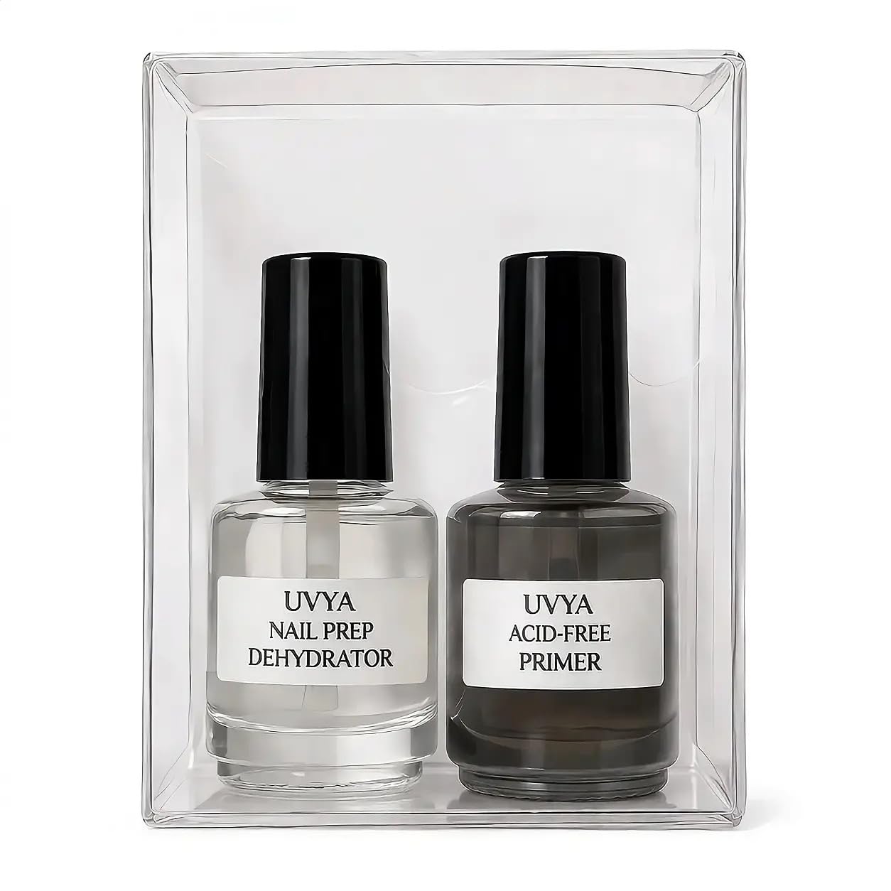 Nail Prep Dehydrator & Acid-Free Primer Set – Professional Nail Prep for Acrylic, Gel, Dip Powder & Press-On Nails – No Lift, Long-Lasting Adhesion