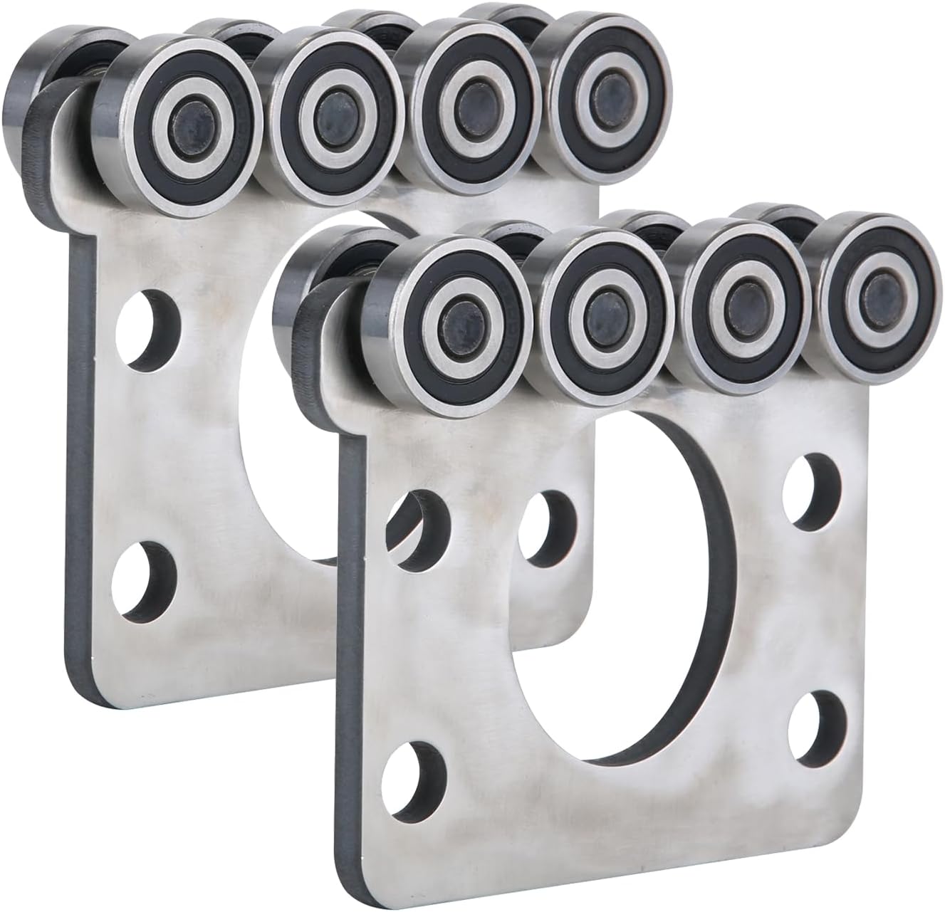 Amazon.com: 8 Wheel Trolley Assembly Rollers.Bearing Trolley Assembly ...