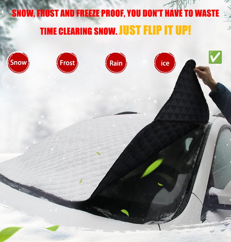Housse De Pare-brise Pour Citroën DS3 2020-2023 - Protection Contre Gel, Neige, Soleil Et Poussière