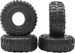 RXZIXYL Wheel Tires 1.9 Inch Rubber Tyre 120X50MM for 1/10 RC Crawler TRX4 TRX6 Axial SCX10 AXI03007 90046 BRX10 Wheel 90018