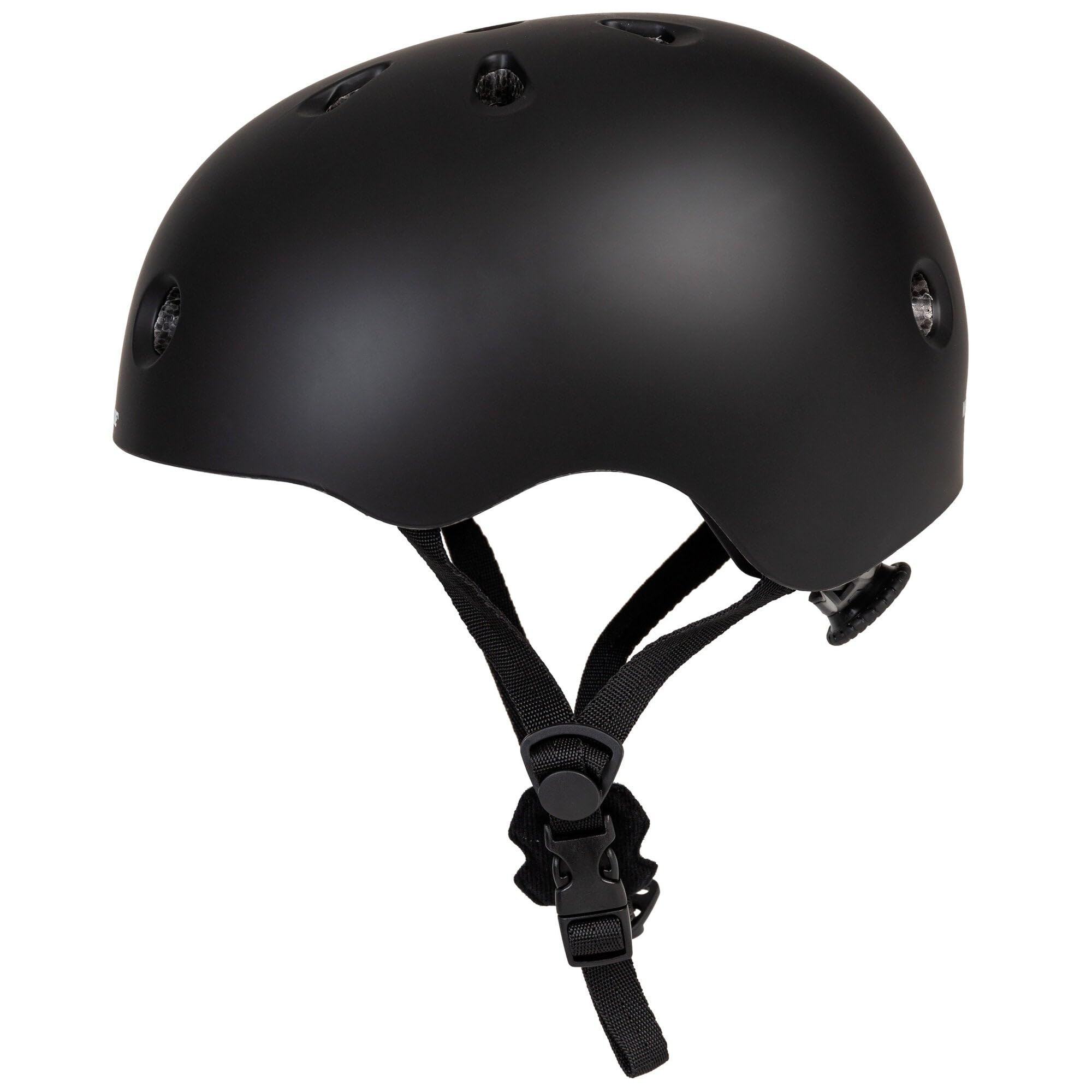 Powerslide Helm Urban Black Matt, für Herren und Damen, Inline Skates, Fahrrad, Scooter in schwarz
