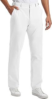 Mens Golf Pants Lightweight Quick Dry Anti-Slip Work Dress Pants