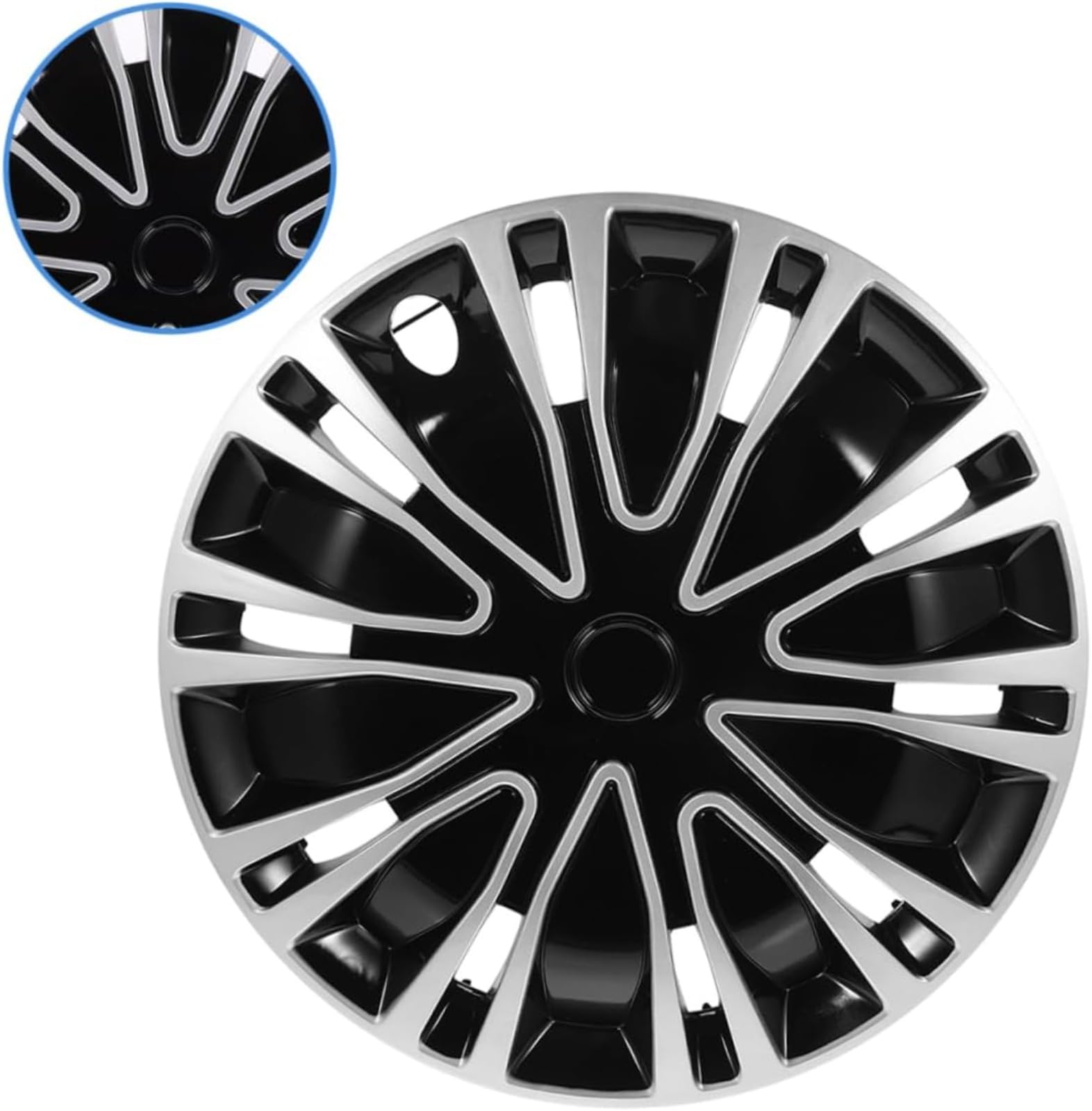 Juego de 4Tapacubos De Cubierta De Rueda Para Llantas De Rueda Universales De 12/13/14/15/16Pulgadas Tapacubos De Repuesto Protección De Tapacubos Decoración De Coche Rojo Tapacubos de plástico Barni