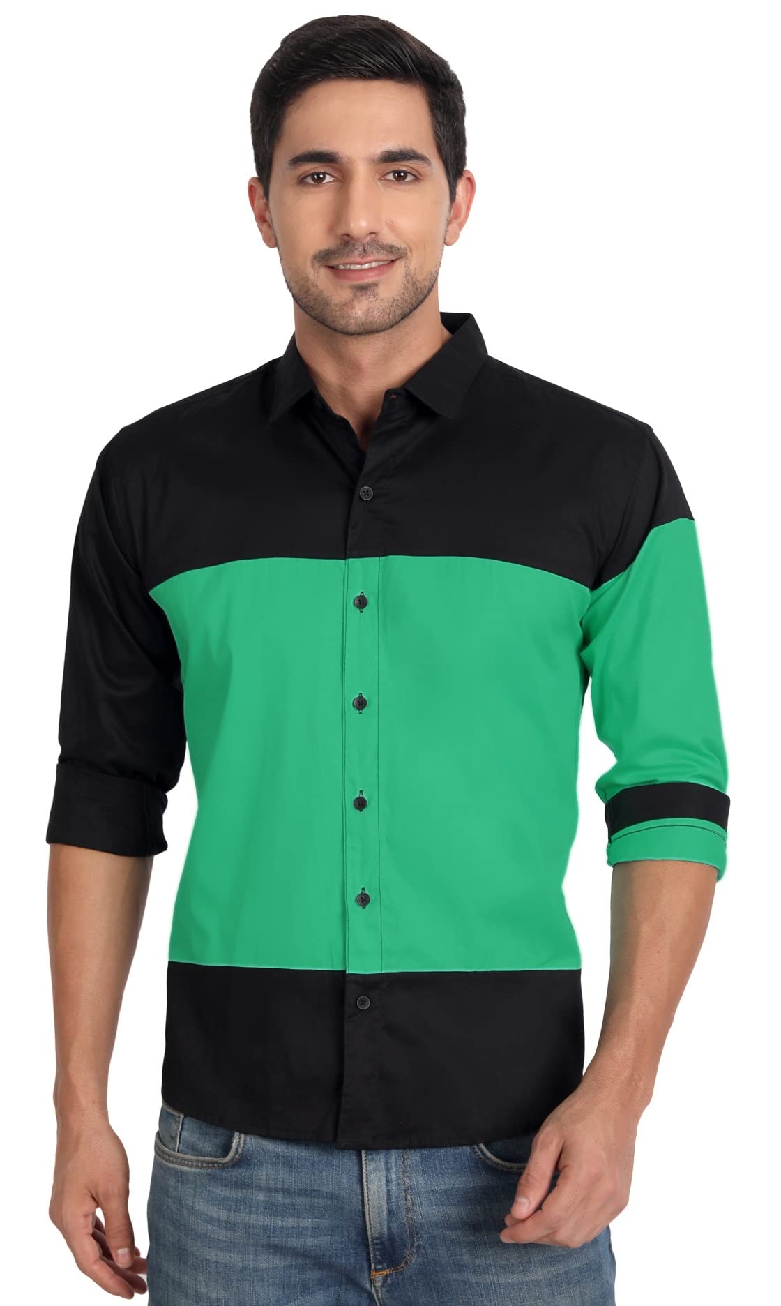 Men's Cotton Casual Shirt for Men Full Sleeve