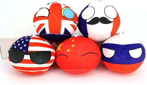 Miniatura 3 de Countryball Pelotas de peluche Polandball de peluche de 4 pulgadas (Estados Unidos), Reino Unido, Francia, Rusia, 4 pulgadas, anime, cosplay,