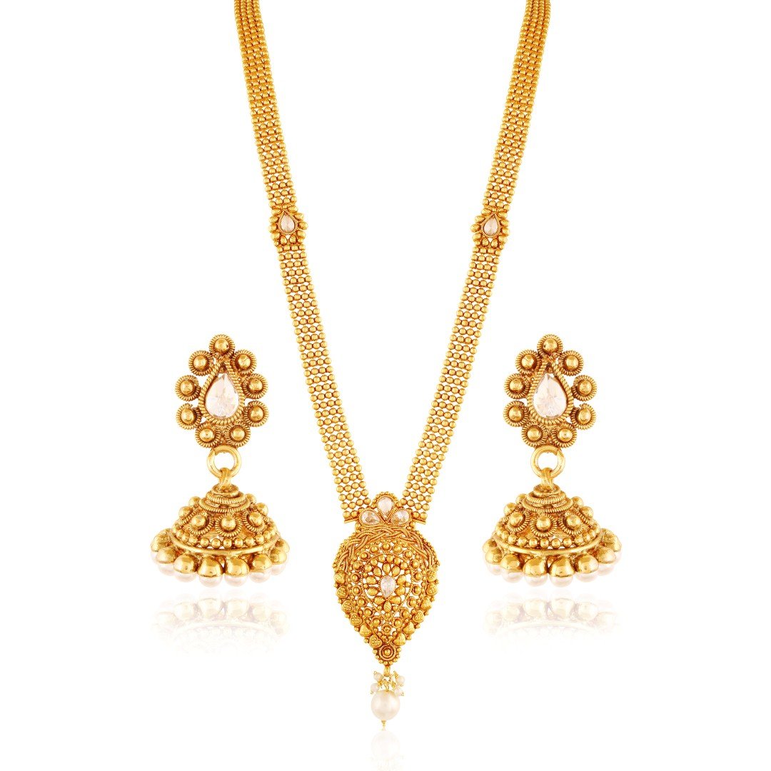 See full amazon price history chart for ACCESSHER Traditional Ethnic Gold Plated Necklace Set with Pearls for Women ACCESSHER Traditional Ethnic Gold Plated Necklace Set with Pearls for Women (B01L8JSIYG) Amazon Price History, Amazon Price Tracker
